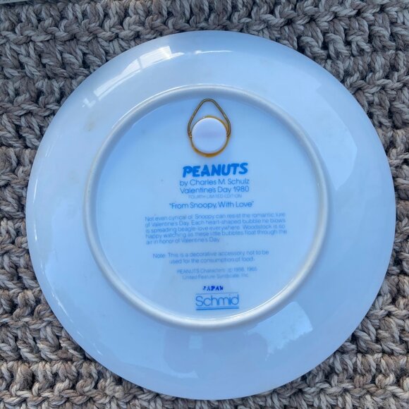 27-(VC) Collectors. Valentines Day 1980. Peanuts. Snoopy. 4th Limited Edition. - Picture 7 of 7